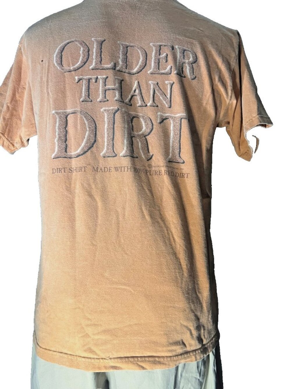 Vintage 90s Original Red Dirt Hawaii Shirt Older Than Dirt Hanes Beefy T Medium - Picture 2 of 7